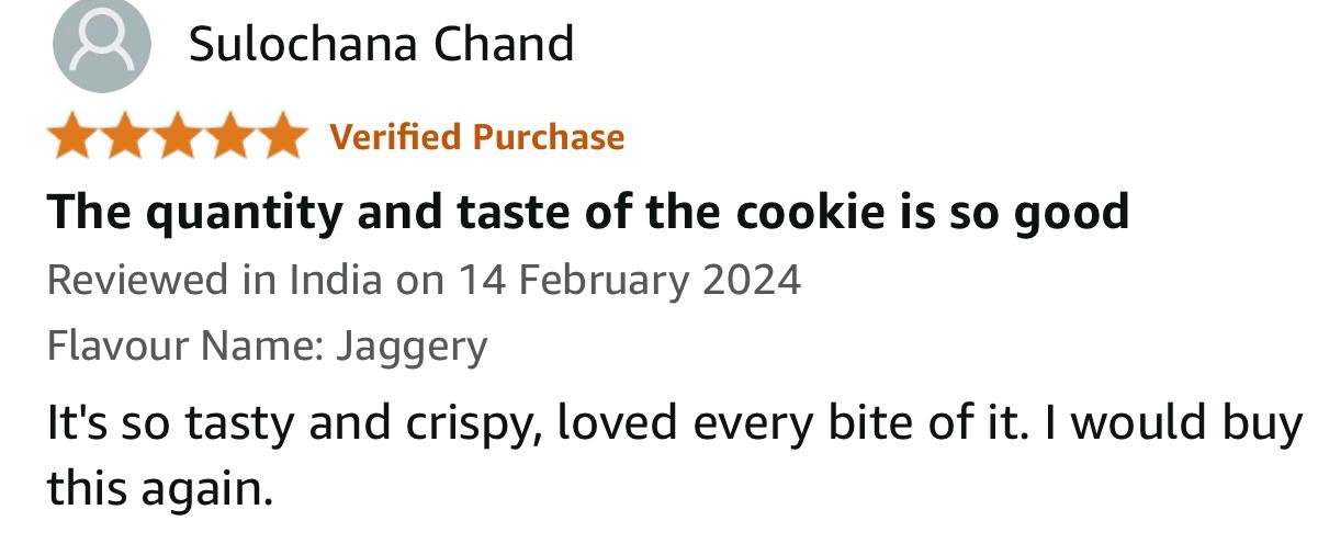 Crumbs De Paris - Happy Customer