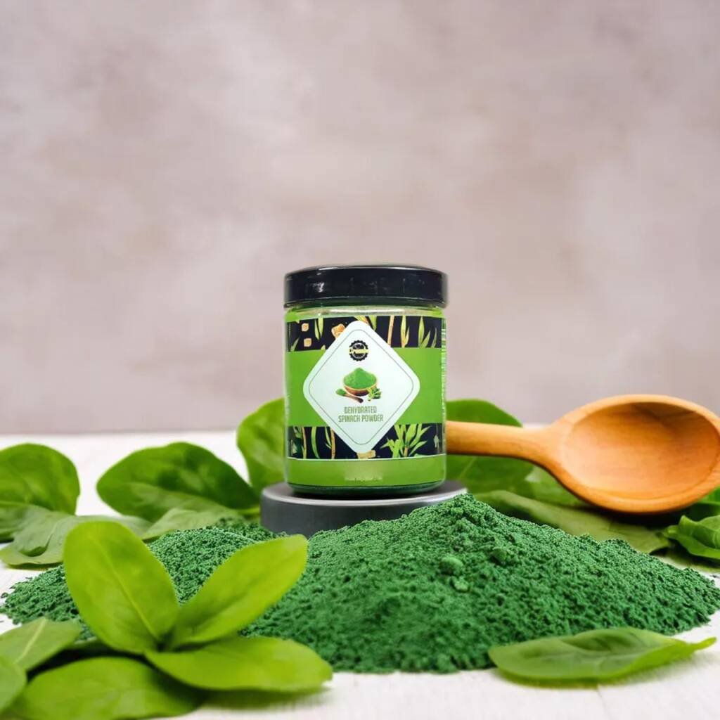 Organic Dehydrated Spinach Powder | Bihari Thekua & Baking | Crumbs de Paris